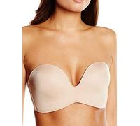 Wonderbra Damen Ultimate Strapless Trägerloser Nahtlos Starker Halt Push-up BH, Skin, 75E EU