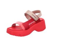 Wonders Plateau Sandaletten für Damen, rot, Größe 38 EU