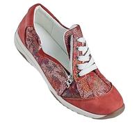 wonderwalk Damen Slip-On Sneaker - Bequeme Ledersneaker ohne Schnürsenkel, rutschfeste Slipper Schuhe für Alltag & Freizeit, italienisches Design