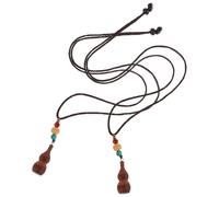 Wood Gourd Halskette Mit Duftkammer, Ethno Boho , Handgemacht