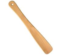 Wooden World - Schuhlöffel aus natürlichem Buchenholz, umweltfreundlich und langlebig, bequemes Anziehen der Schuhe - 27 cm