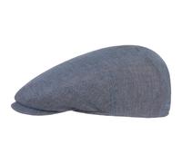 Woodfield Linen Flatcap by Stetson braun-blau 57 cm
