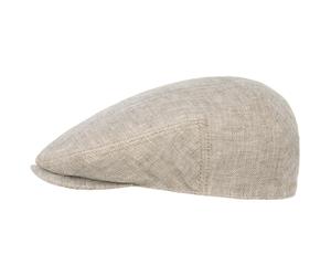 Woodfield Linen Flatcap by Stetson hellbeige 63 cm