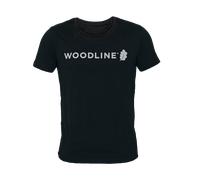Woodline T-Shirt mit Woodline-Logo Schwarz - 2XL