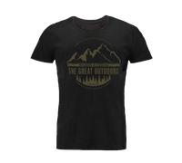 Woodline The Great Outdoors T-Shirt Schwarz - L