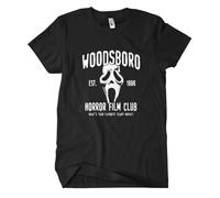 Woodsboro Horror Film Club T-Shirt S-XXL, Farbe: Schwarz, Bekleidungsgröße: S