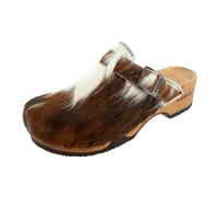woody Damen Manu Clog, Fell Natur, 37 EU