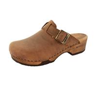 woody Damen Manu Clog, Tabacco, 38 EU