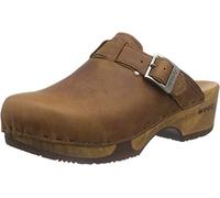 Woody Damen Manu Clogs, Braun (Tabacco)