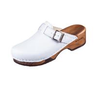 Woody Manu 6526 weiss weiss Glattleder für Damen, weiß, Größe 40 EU