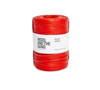Wool and The Gang Ra Raffia Bardot Red Garn, klein