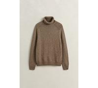 GANT Herren Rollkragenpullover aus Mouliné-Wollgemisch (XXL) FADED TAUPE
