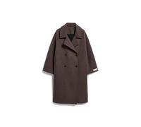 ARMEDANGELS DOUBLE-BREASTED Damen Strickmantel aus 100% recycelter Wolle claystone melange S