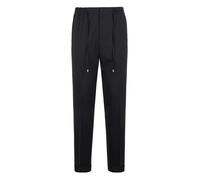 Jogger Pants PHILIPP PLEIN "Jogginghose", Herren, Gr. 48, EURO-Größen, schwarz (02, schwarz), Stoff: 41% Polyester, 55% Wolle, 4% Elasthan. Futter: 65% Polyamid, 35% Baumwolle, Hosen (36069945-48) 02,