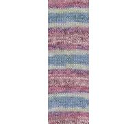 Lang Yarns WOOLADDICTS Footprints 1115.0014 - Blue/Wine/Rose