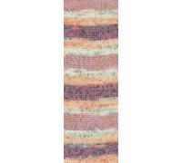 WOOLADDICTS Footprints 1115.0015 - Orange/Lilac/Green