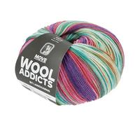 Wooladdicts MOVE 400 m/ 100 g PURPLE/PINK/TURQUOISE Fb. 04