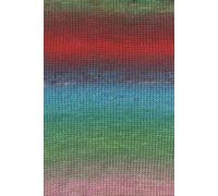 WOOLADDICTS Move 6-ply 1146.0010 - dark green/red/blue/rose