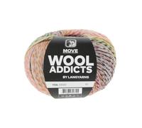 WOOLADDICTS Move (Lang Yarns) 1126.0020 - darkgreen/lightblue/orange/rose