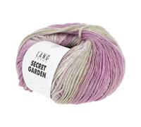 Wooladdicts SECRET GARDEN 50 g / 240 m VIOLETT/HELLGRÜN Fb. 04