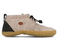 WoolFit Barfußschuhe-Hausschuhe Hybrid 'Nomad' aus 100% Wolle mit Minimalsohle Beige 37
