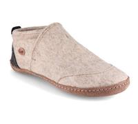 WoolFit Homeoffice Hausschuhe „Taiga“ mit geschlossener Form für einen stabilen Sitz Beige (ungefärbt) 37
