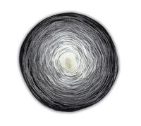 Bobbel Cotton von Woolly Hugs, Schwarz/Grau, aus Baumwolle