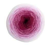 Farbverlaufsgarn Bobbel 4-fädig 1000m, Woolly Hugs Bobbel Cotton XXL color 607, zum Stricken oder Häkeln, 250g