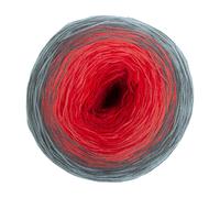 Farbverlaufsgarn Bobbel 4-fädig 1000m, Woolly Hugs Bobbel Cotton XXL color 609, zum Stricken oder Häkeln, 250g