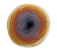 Farbverlaufsgarn Bobbel 4-fädig 1000m, Woolly Hugs Bobbel Cotton XXL color 610, zum Stricken oder Häkeln, 250g