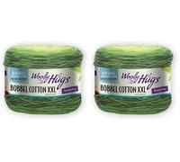 Woolly Hugs Bobbel Cotton XXL !!NEU!! (605 Grün) (Packung mit 2)