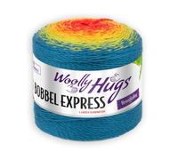 Woolly Hugs Bobbel Express 200g/400m, 4-Farben-Kombination (regenbogen)