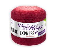 Woolly Hugs Bobbel Express 200g/400m, 4-Farben-Kombination (rot)