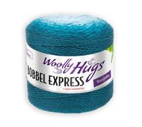 Woolly Hugs Bobbel Express 200g/400m, 4-Farben-Kombination (türkis/petrol)