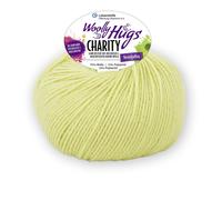 Woolly Hugs Charity, 50g/100m, 75% Wolle (Merino), 15% Polyamid, 10% Polylactid