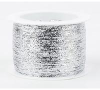 Woolly Hugs Glitzer,25 g/1000m, Beilaufgarn z. Mitstricken, (301 silber)