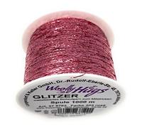 Woolly Hugs Glitzer, neue Farben,25 g/1000m, Beilaufgarn z. Mitstricken, (303 rosè)