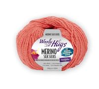 Woolly Hugs MERINO SILK SOCKS 100g/420m (koralle)