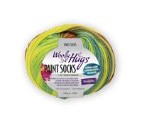 Woolly Hugs Paint Socks 100g 211 - neon/gelb/grün