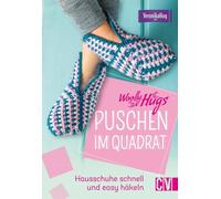 Woolly Hugs Puschen häkeln im Quadrat