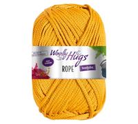 Woolly Hugs ROPE 200 g vielseitiges und ideales Taschengarn 140 m, Farbe:023 - senf