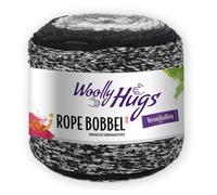 PRO LANA Rope Bobbel Color - Woolly Hugs - Farbe: Grau/Schwarz (103) - 250 g/ca. 210 m Wolle