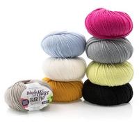 PRO LANA Charity Woolly Hug´S - Farbe: Weiss (01) - 50 g/ca. 100 m Wolle