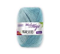Sockenwolle Year Socks Color von Woolly Hugs, AUG, aus Schurwolle