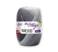 Woolly Hugs Wolle Year Socks 100g Farb Nr 12 Dezember