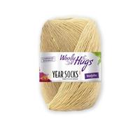 Woolly Hugs Year Socks Fb. 03 MRZ, 100g Sockenwolle mit dezentem Degradé Farbverlauf