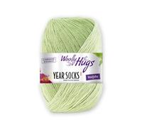 Woolly Hugs Year Socks Fb. 05 Mai, 100g Sockenwolle mit dezentem Degradé Farbverlauf