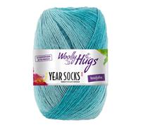 Sockenwolle Year Socks Color von Woolly Hugs, AUG, aus Schurwolle