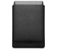 Woolnut Leder Sleeve Case Hülle Tasche für MacBook 12 Zoll - Schwarz