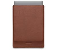 Woolnut Leder Sleeve Case Hülle Tasche für MacBook Pro 13 UNT Air 13/13.6 Zoll - Cognac Braun